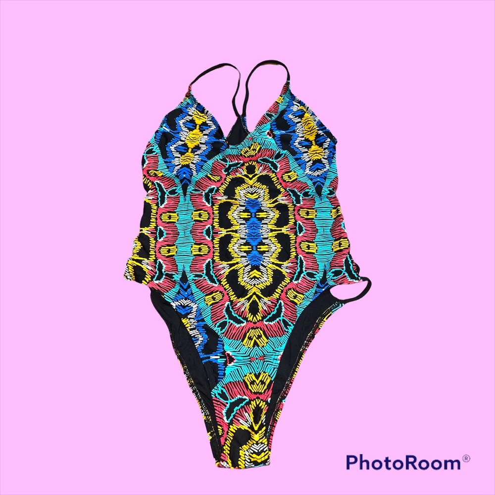 L space one piece bathing suit